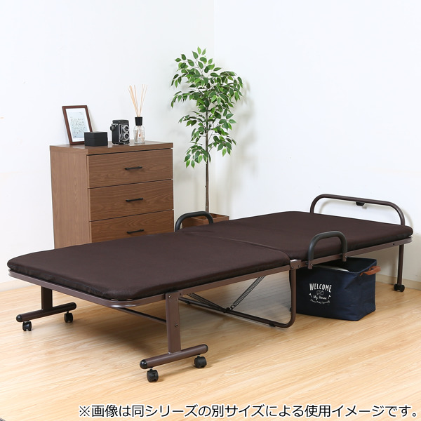 折り畳みベッド シングル リクライニングベッド キャスタ JANGBED-BR 折り畳みベッド シングル リクライニングベッド キャスタ JANGBED-BR