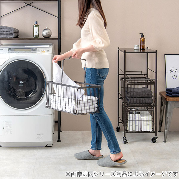 楽天ランキング ランドリーワゴン 3段 スリム 幅28cm 引出式ラック ランドリーラック バスケット付 角型 ( ランドリーバスケット 洗濯 ランドリー ワゴの通販はau PAY マーケット - インテリアパレット|商品 お得在庫