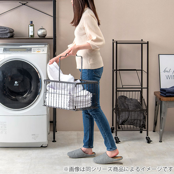 はすべて➨ ランドリーワゴン ( ランドリーバスケット 洗濯 ランドリー の通販はau PAY マーケット - リビングート|商品ロット 2段 スリム 幅28cm 棚付きバスケット ランドリーラック バスケット付 角型 ✥くことがで