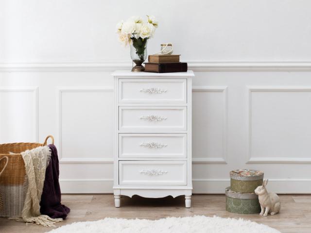 【出品期間短いです】ホワイトチェスト 4段引き出し 楽天市場】チェスト 4段 おしゃれ 完成品 タンス プラスチック