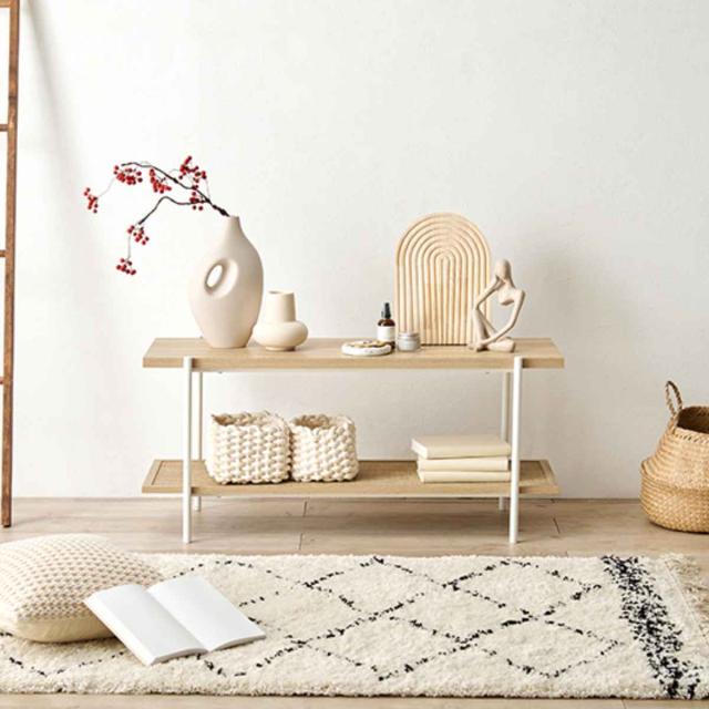 オープンラック 3段 韓国インテリア風 幅100cm （ ラック