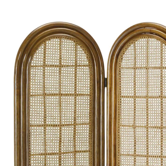 衝立 4連 ラタン パーテーション 籐家具 高さ160cm （ ついたて 屏風