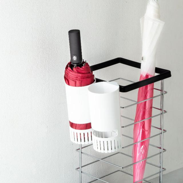 傘ホルダー 1本用 折りたたみ傘 フック式 スリム 傘立てスタンド