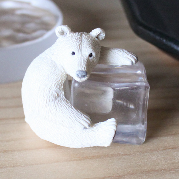 超希少 バカラ ポーラベア （ブラック） クリスタル シロクマ 希少