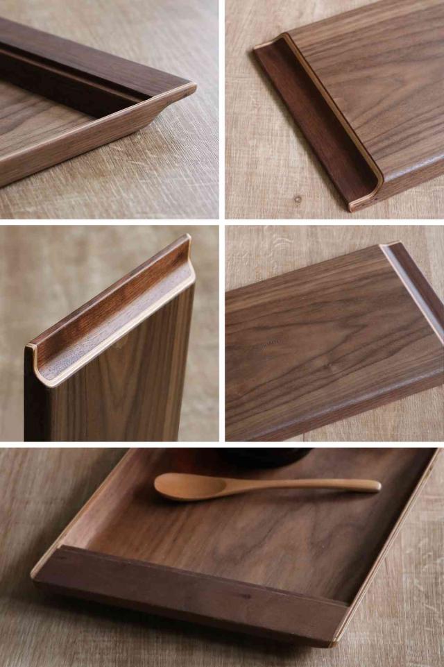 KINTO 木製トレイ 6枚セット KINTO キントー ノンスリップカーブトレイ 360x250mm ウィロー