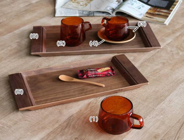 KINTO 木製トレイ 6枚セット KINTO 木製トレイ 6枚セット KINTO 木製トレイ 6枚セット