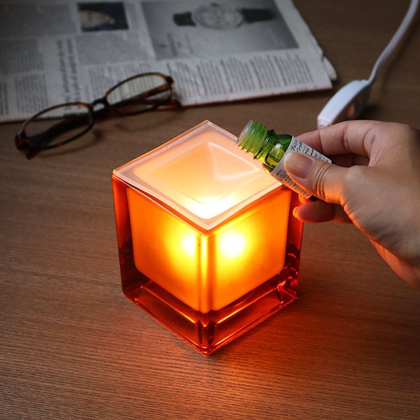 CUBICO(クービコ) AROMA LAMP アロマランプ Amber KL-10165 - 芳香器