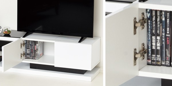 ディスプレ テレビ台 TVラック 収納棚 ラック モノトーン スタイリの通販はau PAY マーケット - リビングート|商品ロットナ ローボード 鏡面仕上げ スタイリッシュモノトーン 幅120cm ( テレビボード TV台 シュなデザ