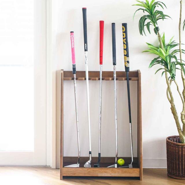 ゴルフクラブ用木製スタンドパネル(素地） ゴルフクラブスタンド 天然木 ディスプレイラック 幅47cm