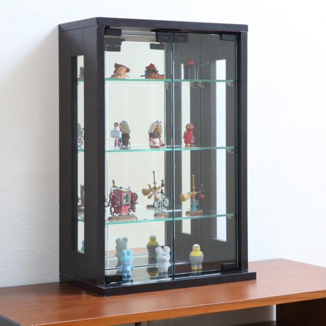 卓上コレクションケース 幅40cm 縦型 ガラス （ コレクションラック