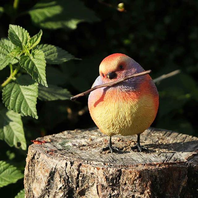 オブジェ BIRDIE BILL 文鳥 マグネット付き （ 置き物 鳥 動物