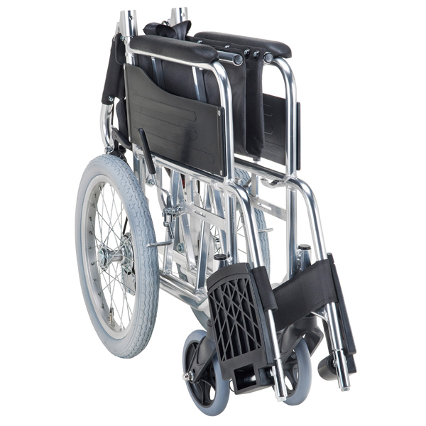 介助式車椅子　折りたたみタイプ 車いす 介助式 背折れタイプ 座面幅40cm 非課税 （ 車椅子 車イス 介護