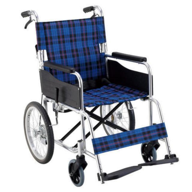 車いす 標準 介助式 背折れタイプ 座面幅40cm 非課税 （ 車椅子