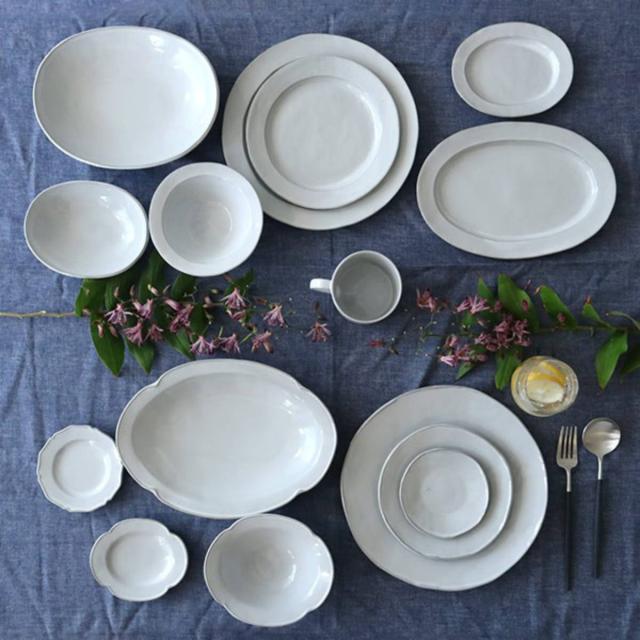   プリンセス　ブルー　25cm大皿 S-line 13cm深皿 青白釉 | 白山陶器直営オンラインストア