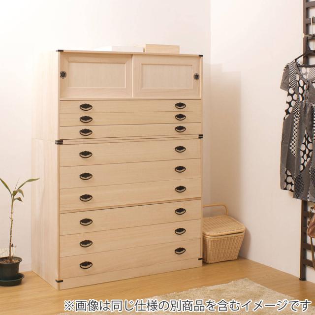 日本製 6段天然桐箪笥 分離型 3分割 収納 着物 和装 小物 桐