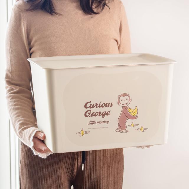 収納ボックス 幅38×奥行27×高さ24cm おさるのジョージ コレクトBOX L