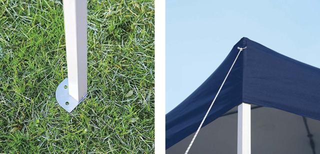 クイックシェードDX UVカット 防水 キャスターバッグ付 2.5m×2.5m （ キャプテンスタッグ テント ワンタッチタープ CAPTAIN STAG アウトドア 5人 4人 アルミ 軽量 組立簡単 正方形 ）