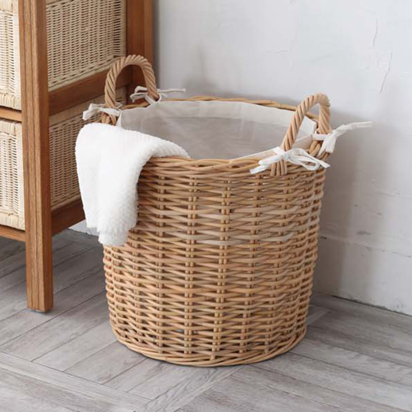 今枝ラタン　脱衣カゴ Amazon｜《ラタン（籐）》 脱衣カゴ 2段タイプ K18｜ランドリー