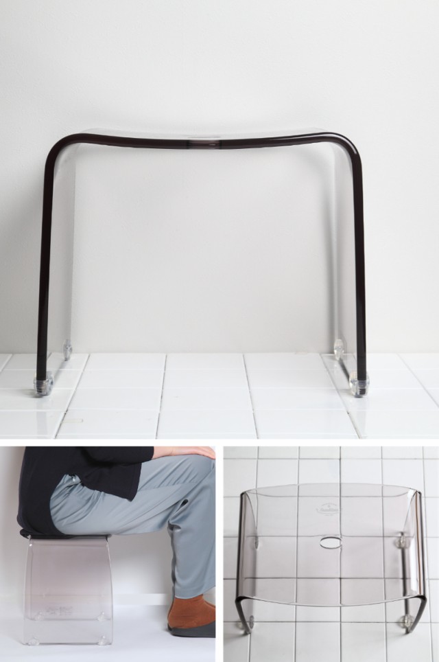 バスチェア L 30cm Franktime フランクタイム アクリル （ 風呂