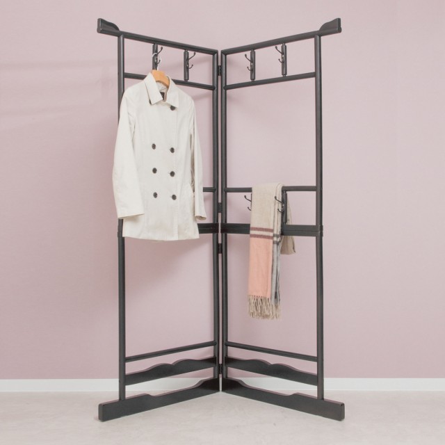 衣桁 2段 木製 和装ハンガーラック 高さ172.5cm （ ハンガーラック