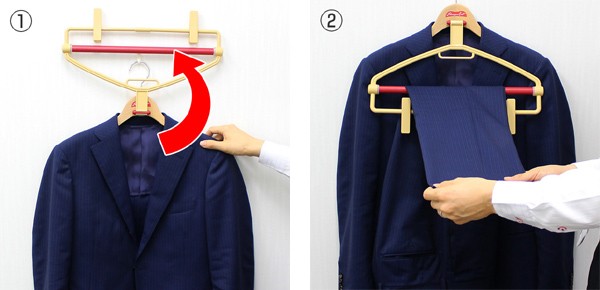 木製ハンガー ハンガーキャット WOODシリーズ 20マルチ クリア