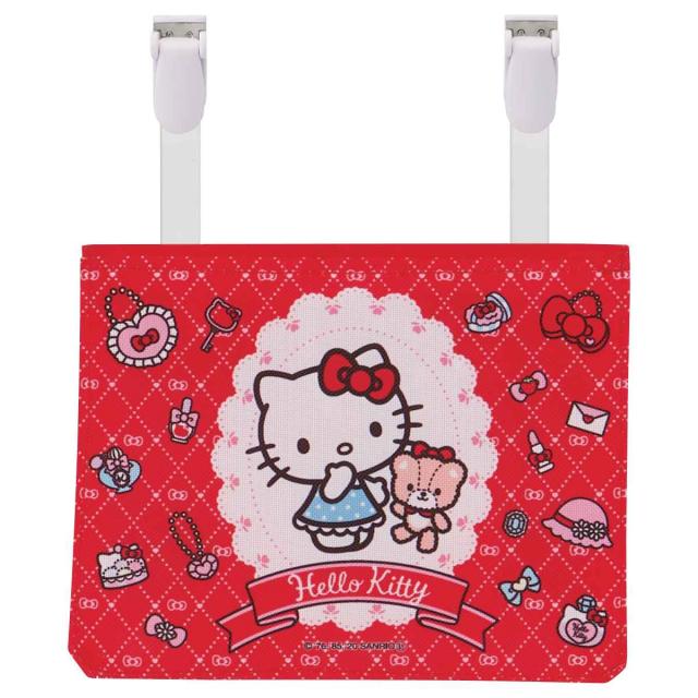豪華特典付 ポケットティッシュポーチ ショルダー付 おでかけ2wayポケット ハローキティ おしゃれガール 付けポケット 移動ポケット お出かけポケ まとめ単品 キッズベビー マタニティ キッズ Abconstruction Gr