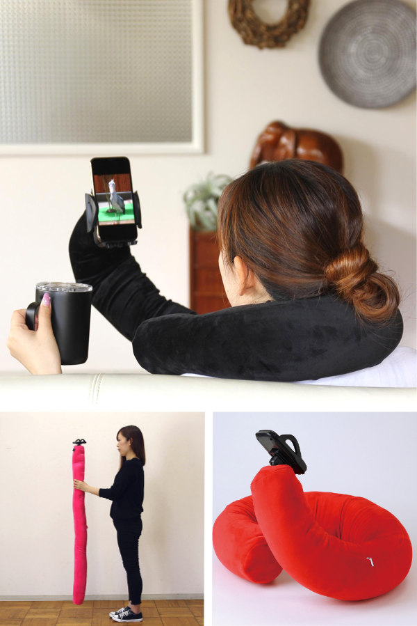 偉大な スマホ スタンド モバイルピロー クッション スマホホルダー 携帯スタンド ネックピロー スマートフォン 首掛け ハンズフリー 固定 リ 全ての スマホ タブレット モバイル通信 スマホアクセサリー Dashboard Elloe Ai