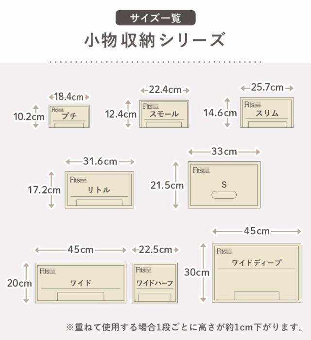 収納ケース Fits フィッツ フィッツケース ミニ 引き出し