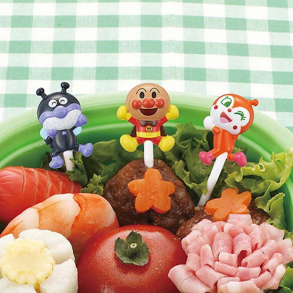 ピック アンパンマン 弁当 6本入り ニコニコピック2 流行のアイテム お弁当ピック コキンちゃん お弁当 飾り ドキンちゃん バイキンマン