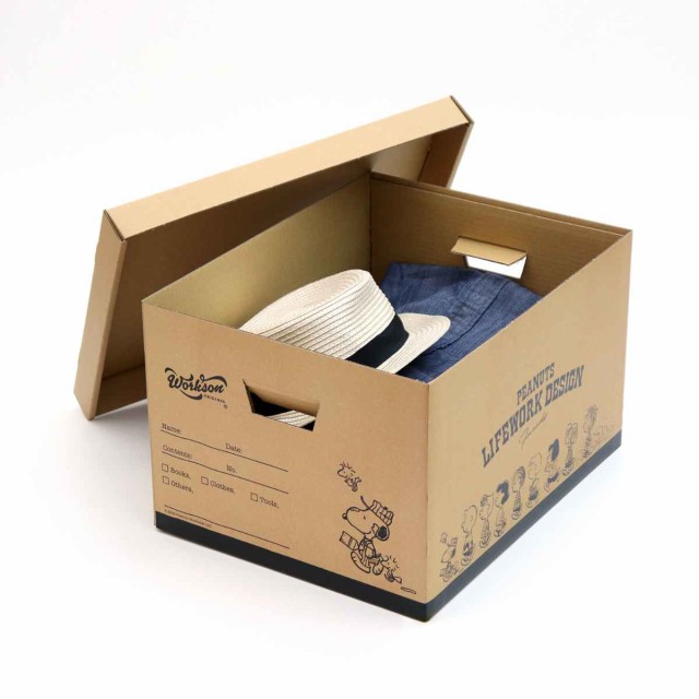 収納ケース Workson スローイングボックス PEANUTS スヌーピー 収納ケース Workson スローイングボックス PEANUTS スヌーピー