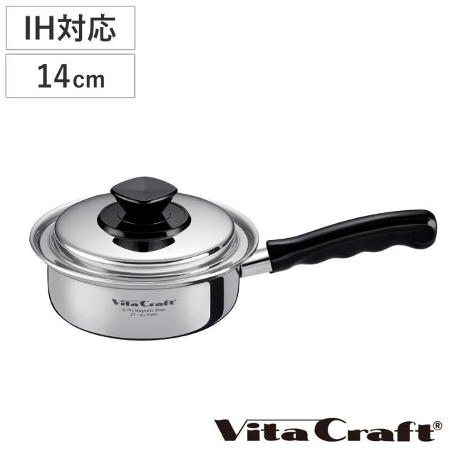 Vita Craft 片手鍋 3L IH対応 Vシリーズ ステンレス製 （ ビタクラフト