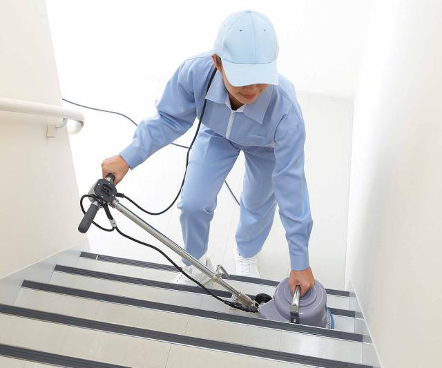 掃除 業務用 コンドル ポリシャー CP-8型 階段用 （ ポリッシャー 階段 9インチ パット 専用 16.5kg 階段掃除 小型 伸縮 フロア掃除 清掃用品 業務用品 ）