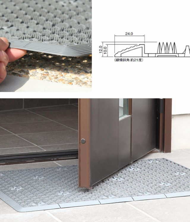 玄関マット 泥落とし 業務用 60×85cm 泥っぷマット （ コンドル 山崎