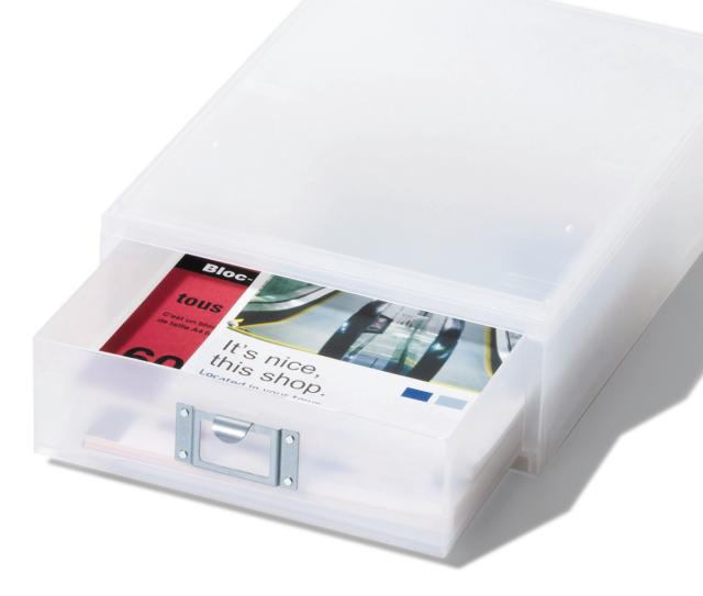 多機能引き出しケース　10個まとめ売り 収納ボックス 引き出し プラスチック MX-50 A4 縦 サイズ 浅型 収納