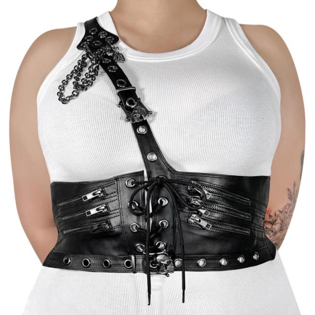 Demonia DA-105-LXL Faux Leather Waist Harness◆取り寄せ