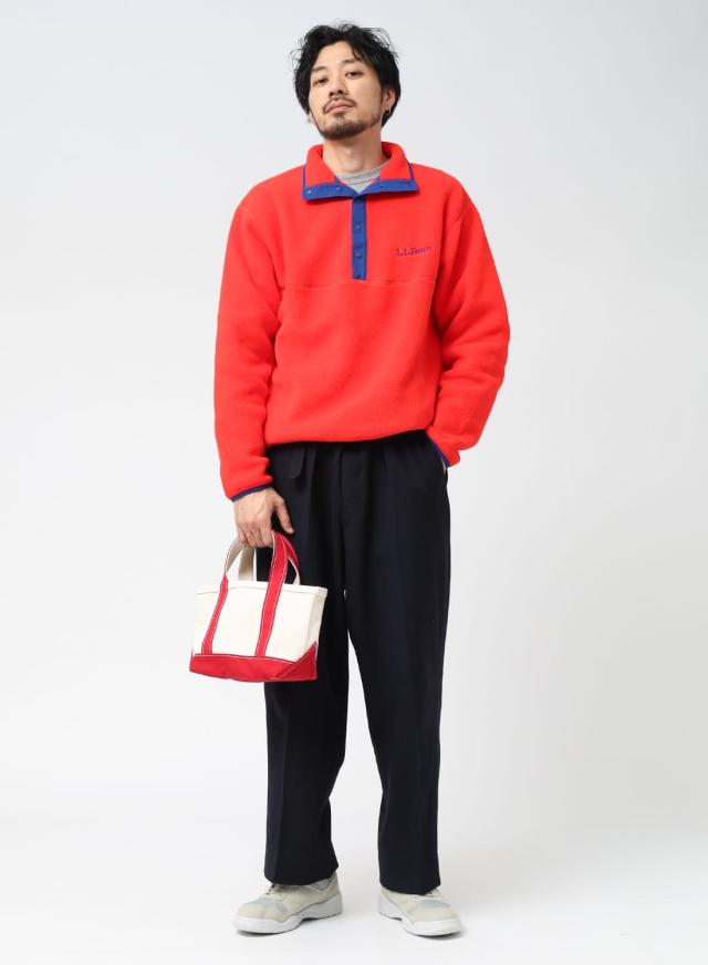 L.L.Bean（エルエルビーン）Beans Classic Snap Fleece II Pullover Adults（ビーンズ クラシック スナップフリース ツー プルオーバー アダルツ）フリース 90年代 アーカイブ メンズ レディース ユニセックス