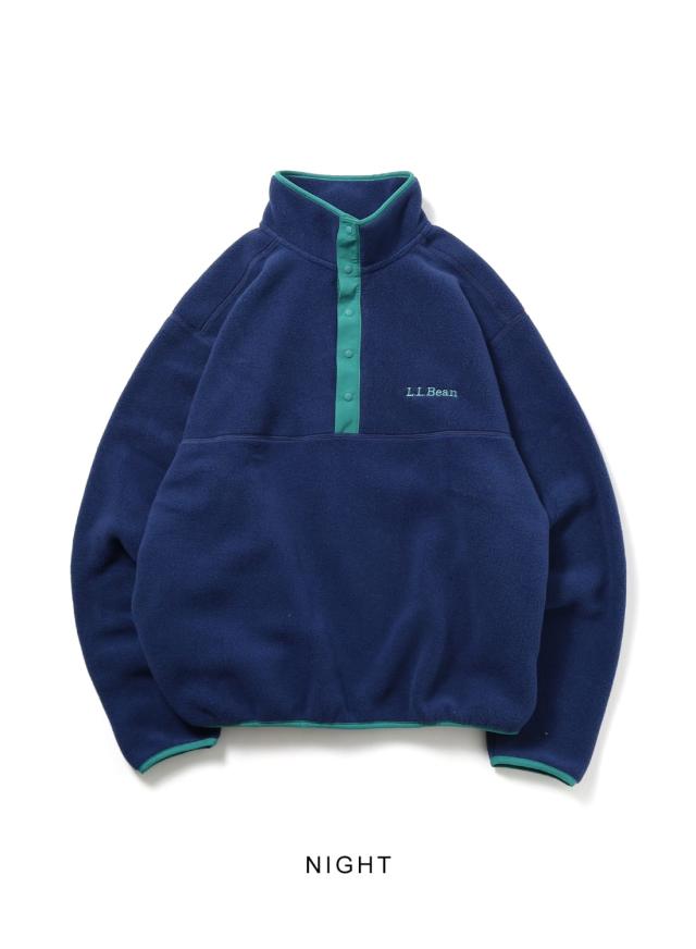 L.L.Bean（エルエルビーン）Beans Classic Snap Fleece II Pullover Adults（ビーンズ クラシック スナップフリース ツー プルオーバー アダルツ）フリース 90年代 アーカイブ メンズ レディース ユニセックス