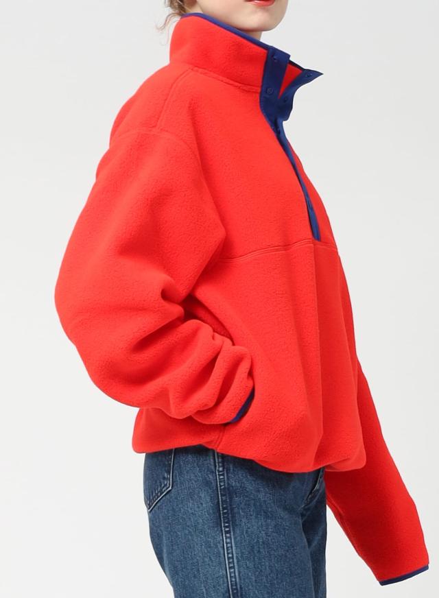 L.L.Bean（エルエルビーン）Beans Classic Snap Fleece II Pullover Adults（ビーンズ クラシック スナップフリース ツー プルオーバー アダルツ）フリース 90年代 アーカイブ メンズ レディース ユニセックス