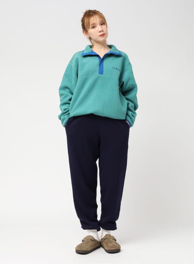L.L.Bean（エルエルビーン）Beans Classic Snap Fleece II Pullover Adults（ビーンズ クラシック スナップフリース ツー プルオーバー アダルツ）フリース 90年代 アーカイブ メンズ レディース ユニセックス