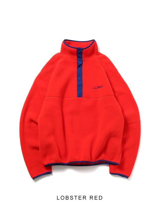 L.L.Bean（エルエルビーン）Beans Classic Snap Fleece II Pullover Adults（ビーンズ クラシック スナップフリース ツー プルオーバー アダルツ）フリース 90年代 アーカイブ メンズ レディース ユニセックス