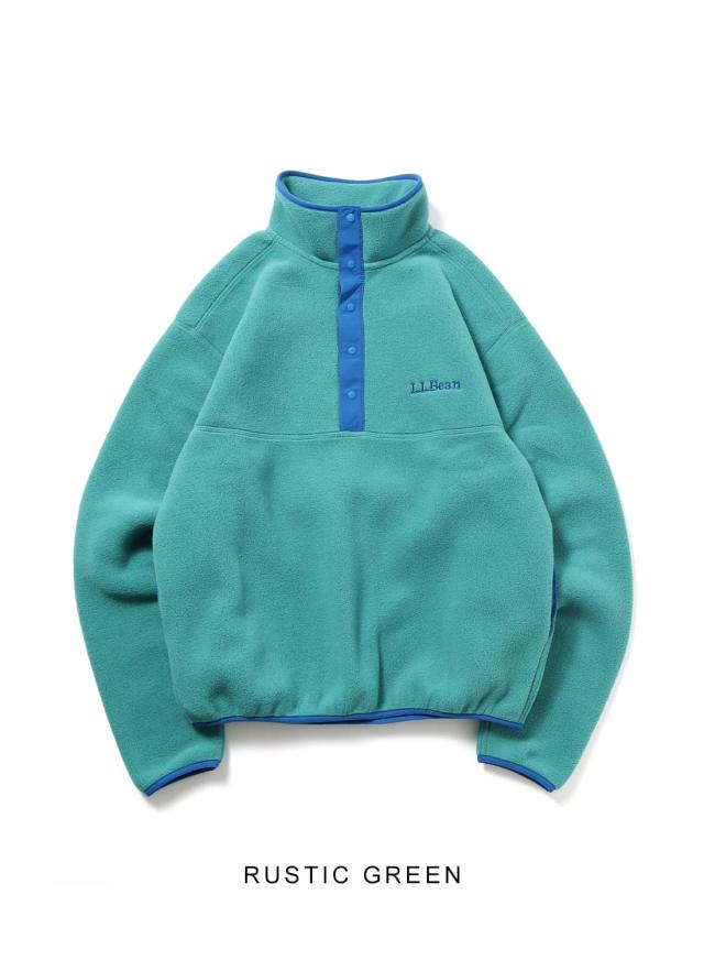 L.L.Bean（エルエルビーン）Beans Classic Snap Fleece II Pullover Adults（ビーンズ クラシック スナップフリース ツー プルオーバー アダルツ）フリース 90年代 アーカイブ メンズ レディース ユニセックス