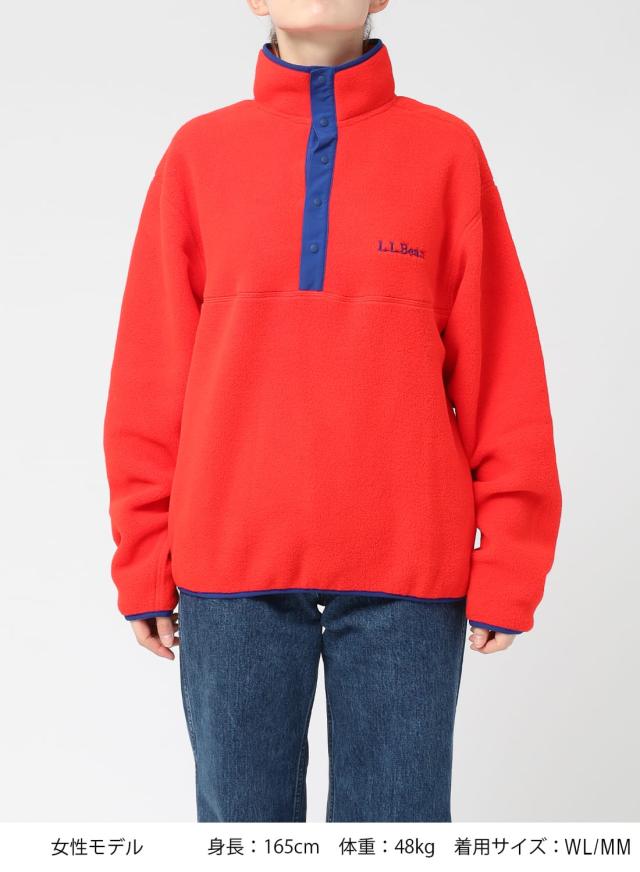 L.L.Bean（エルエルビーン）Beans Classic Snap Fleece II Pullover Adults（ビーンズ クラシック スナップフリース ツー プルオーバー アダルツ）フリース 90年代 アーカイブ メンズ レディース ユニセックス