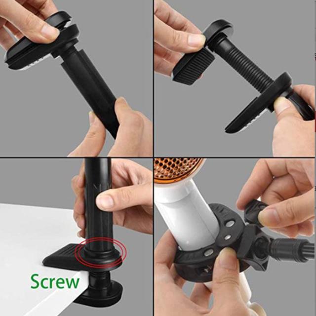 ドライヤースタンド 洗面所 両手解放 便利仕様 360度 回転可能 長さ