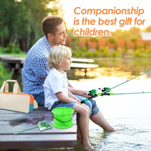 釣りセット 子供用釣りセット 1.5M 初心者 子供用釣り竿 携帯伸縮式 釣り餌 釣り糸付き 収納バッグ付き プレゼント