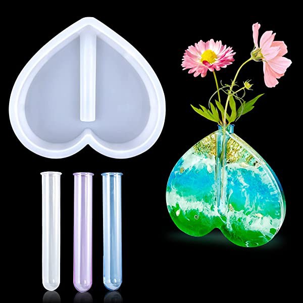 花瓶形 シリコンモールド 植物栽培容器 レジン型 水耕栽培 正方形 ハート形 五角形 試験管付き 可愛い 樹脂粘土 手作り ソフトモールド  の通販はau PAY マーケット nogistic au PAY マーケット－通販サイト