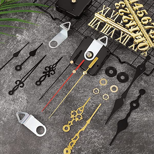 時計 ムーブメント 4枚セット 手作り 時計番号キット 2個セット 針