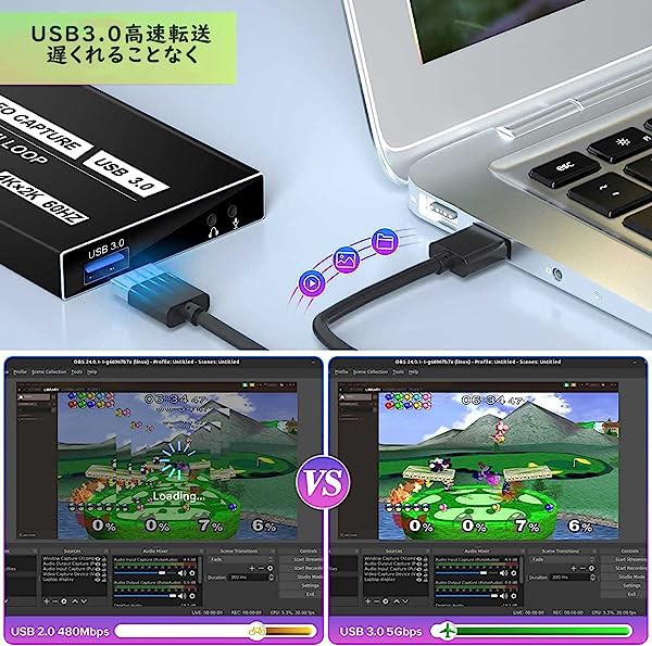 キャプチャーボード キャプチャーボードswitch対応 4K HDMI ビデオ