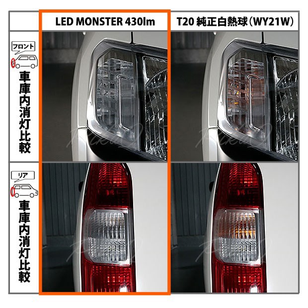 日本製人気 5-D-7 T20S LED MONSTER 430LM アンバー 2個の通販はau PAY マーケット - ピカキュウモバイル|商品ロットナンバー:262995467 即納★トヨタ サクシード FRウインカー 超歓迎安い