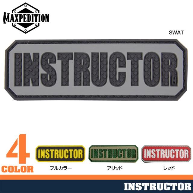 MAXPEDITIONパッチINSTRUCTORベルクロPVC