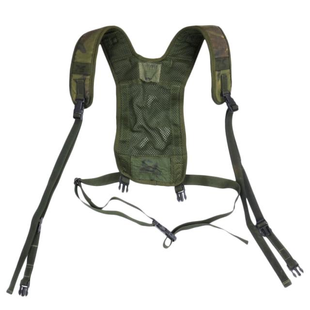 イギリス軍放出品ショルダーストラップPLCE装備拡張ポーチ用サスペンダーDPM迷彩